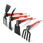 4 Pcs Gardening Tool Set Pick Axe Hoe Tiller Rake 10.6" Wood Handle. Fixed Price $43.25.