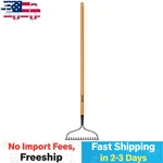 Anvil 47 In. Wood Handle 14-TINES Garden Bow Rake. Fixed Price $24.71.
