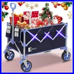 Collapsible Foldable Wagon Cart With 330LBS Weight Capacity, Heavy Duty Foldi.... Fixed Price $58.49.