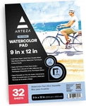 Watercolor Paper Pad, 32 Sheets, 9 X 12 Inches, 140 Lb / 300 Gsm, Cold Press, Ac. Fixed Price $29.99.