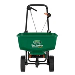 Broadcast Spreader Scotts Turf Builder Edgeguard Dlx Model 76232. Fixed Price $154.99.