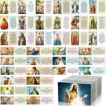 180 Pcs Assorted Catholic Mass Cards With Saints And Prayers. Fixed Price $32.99.