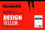 Clearprint 1000H Design Vellum Pad, 16 Lb, 100% Cotton, 12 X 18 INCHES,50 Sheets. Fixed Price $49.80.