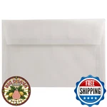 Jam Paper A10 Translucent Vellum Envelopes 6X9.5 Clear 50 Pack. Fixed Price $79.69.