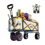 Electric Collapsible Garden Wagon Cart With Wheel,rolling Foldable Metal Util.... Fixed Price $231.20.