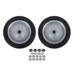 Lablt 2 Pack Bias 13 5.00-6 Flat Free Wheel And Tire Solid Rubber Lawn Mower. Fixed Price $64.08.