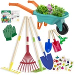 Grow Your Child Confidence - Kids Gardening Set With 7 Real Tools. Fixed Price $74.99.