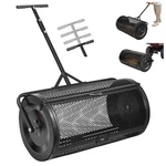 Vevor Compost Spreader Peat Moss Roller 36" Push/tow Handle For Yard. Fixed Price $97.99.
