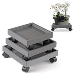 Skelang Square Caddy, Wheeled Planter Trays, Abs Pallet, Heavy Duty Dolly. Fixed Price $32.43.