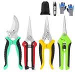 5 Piece Garden Pruning Shears Set With Gloves & Storage Bag Stainl. Fixed Price $27.81.