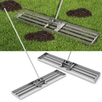 Lawn Leveling Rake 46 X 10 Inch Heavy Duty Tool For Soil-silver Col. Fixed Price $107.67.