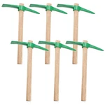 Taicheut 6 Pack 15 Inch Pick Axe, Forged Mattock Tool With Wood Handle Green. Fixed Price $35.18.
