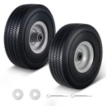 4.10/3.50-4 Tire And Wheel Free 10X3.50-4''SOLID Pu Run-flat Rubber Whee.... Fixed Price $41.83.