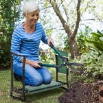 Outsunny Kneeler And Seat, Foldable Gardening Stool Bench, Green. Fixed Price $36.27.