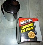 Chrome Oil Filter Moroso 22300 13/16-16 Thread. Fixed Price $18.65.