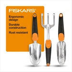 3-IN-1 Garden Tool Set, Includes Trowel, Transplanter, And Cultivator For Outdoo. Fixed Price $38.42.
