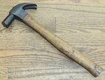 Early Type 16 Oz. Stanley No. 11 Claw Hammer W/original Handle-antique Tool. Fixed Price $32.00.