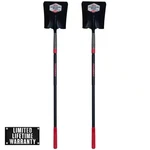 Poweredge 48.75 In. Fiberglass Handle Square Point Shovel (pack Of 2). Fixed Price $83.54.