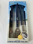 Corona 3 Piece Grilling Tool Set Tongs Fork Spatula Stainless Steel Wood Handles. Fixed Price $14.95.