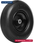 Taifa 13 Inch Solid Flat Free Wheelbarrow Tires And Wheels, 4.00-6 With 5/8'' Ax. Fixed Price $40.48.