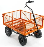 Superhandy Electric-assist Garden Cart All-terrain 5.7 Cu Ft Utility Wagon,. Fixed Price $831.93.