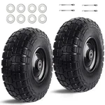 12'' Flat Free Tires Rubber Replacement Solid And Wheel Assemblies For H.... Fixed Price $81.31.