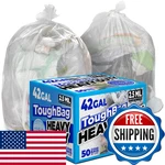 Toughbag 42 Gallon Trash Bags Mil Contractor Large Can Liners 33 X. Fixed Price $73.58.