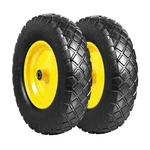 16 Inch Soild Rubber Dolly Tire Wheels, 4.80/4.00-8" Flat Free Wheelbarrow Ti.... Fixed Price $83.59.