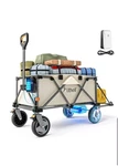 Litheli Electric Utility Wagon Cart, 200L Capacity, 300 Lbs, Foldable Heavy-duty. Fixed Price $199.00.