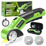Cordless Electric Scissors Box Cutter 2 Rotary Blades 4V Duty Rechargeab. Fixed Price $28.98.