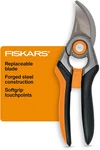 Fiskars Bypass Pruning Shears, 1" Cut Capacity Gardening Scissors, Forged Steel. Fixed Price $33.90.