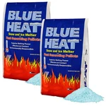 Blue Heat Melt Pellets Deicer And Snow Removal For Driveway, 20 Lb, Pack. Fixed Price $42.04.