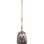 Razor-back Aluminum Scoop Non-sparking Hardwood Handle Rustproof 48 In. Length. Fixed Price $86.61.