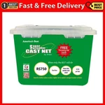 Fitec RS750 Super Spreader 4.5' X 3/8" Mesh Fishing Cast Net, Clear Mono, 3/4 Lb. Fixed Price $84.99.