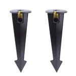 Inground Light Stakes, 1/2 Npt Female Thread, 9.5" Sturdy Plastic With .... Fixed Price $25.86.