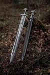 Hand Forged Damascus Steel Northmen Sword, Medieval Viking Of. Fixed Price $179.64.