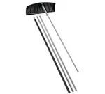 Suncast 20' 3 " / 6.18 Meter Extendable Roof Rake Aluminum Graphite Plastic New. Fixed Price $113.95.