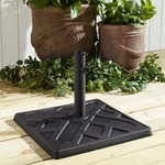Walker Edison UB30SPRAC Square Umbrella Base - Antique Bronze Only. Fixed Price $33.71.