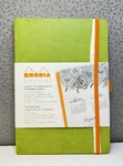 Rhodia Goalbook Journal, 120 Dotted Sheets, Anise Green. Fixed Price $27.65.