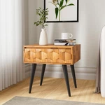 Bme Georgina Solid Wood Mid-century Modern Side Table With Drawer Fully. Fixed Price $120.06.