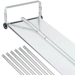 Snow Roof RAKE,30FT Reach Aluminium Shovel W/slide Cloth,premium 19"BLADE. Fixed Price $121.00.