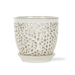 Elegant Orchid Pot With Holes, Large 6.5 Inch Premium Porcelain Cer... Fast Ship. Fixed Price $65.99.