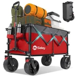 Sekey 220L Wagons Carts Foldable With Big All-terrian Beach Wheels, Collapsible. Fixed Price $169.30.