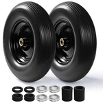 Backyard Expressions 16-INCH Flat-free Pu Tire 2-PACK Heavy-duty Solid Poly.... Fixed Price $95.88.