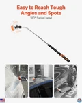 Vevor 36" Heavy-duty Watering Wand Long Nozzle, Spray Patterns, 180 Swivel. Fixed Price $32.99.