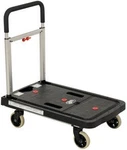 Vestil FF-FPT-1627 Fold Flat Plastic Cart, 26.75"L, 16.25"W, 36.5"H, 300 Lb. Fixed Price $229.36.