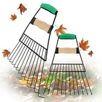Steel Scoops, Hand Rakes For Picking Up Leaves, Sturdy Garden Large Leaf.... Fixed Price $40.46.