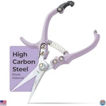 Lightweight Pruning Shears - Herb Snipping Scissors With Carbon Steel Blade. Fixed Price $43.53.