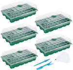 Mixc Seedling Trays Starter Tray, 5-PACK Mini Propagator Plant Greenhouse. Fixed Price $28.10.