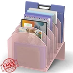 Reeplan Pink Mesh Vertical Desk File Organizer Letter. Fixed Price $34.99.